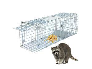 ZENY Animal Trap Steel Cage Humane Release Rodent Cage Traps Control, Outdoor Use, Opossum, Squirrel, Skunk, Raccoon ZENY Animal Trap Steel Cage Humane Release Rodent Cage Traps Control, Outdoor Use, Opossum, Squirrel, Skunk, Raccoon
