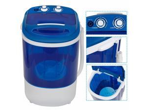 ZENY 9lbs Portable Compact Washing Machine Washer For Traveling, Camping & Dorms Double Knobs Timer Control ZENY 9lbs Portable Compact Washing Machine Washer For Traveling, Camping & Dorms Double Knobs Timer Control