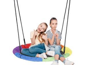 ZENY 700lb Giant 40" Saucer Tree Swing Set for Kids and Adults with 2 Hanging Straps Outdoor Saucer Tree Swing ZENY 700lb Giant 40" Saucer Tree Swing Set for Kids and Adults with 2 Hanging Straps Outdoor Saucer Tree Swing