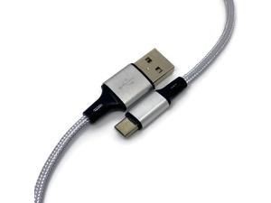 90 Degree USB 2.0 A to Micro USB B Cable Space Gray Double Angle-Dual Angled Short Micro USB Cable with Aluminium Case,15cm 0.5ft 2-Pack CableCreation Short 
