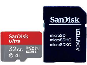 1 Card SanDisk SDSDQM032GB35A 32 GB MicroSD High Capacity microSDHC 