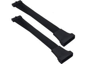 Small Mini USB 3.0 19/20 Pin Internal Extension Header Adapter Cable for Motherboard 4.7 Inches (2 Pack) Small Mini USB 3.0 19/20 Pin Internal Extension Header Adapter Cable for Motherboard 4.7 Inches (2 Pack)