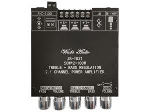 ZK-TB21 TPA3116D2 Bluetooth 5.0 Subwoofer Amplifier Board 50WX2+100W 2.1 Channel Power Audio Stereo Amplifier Board ZK-TB21 TPA3116D2 Bluetooth 5.0 Subwoofer Amplifier Board 50WX2+100W 2.1 Channel Power Audio Stereo Amplifier Board