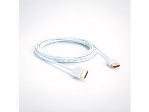 FireFold HDMI-SLIM-10-WHT 10 ft. White Ultra Slim HDMI Cable - High Speed with Ethernet 32AWG FireFold HDMI-SLIM-10-WHT 10 ft. White Ultra Slim HDMI Cable - High Speed with Ethernet 32AWG