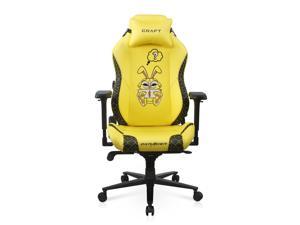 DXRacer Office Computer Gaming Chair Craft Series OH/D5000/YN with Ergonomic Headrest and Lumbar Support, Modular Accessory Option of Pull-Out Footrest, Cupholder, and Multifunctional Support, Height