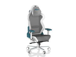 DXRacer Gaming Chair Ergonomic Office Chair Full Mesh Chair, Premium New-Tech Breathable Computer Chair with Headrest and Lumbar Support Air Series in White and Cyan
