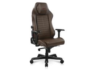 DXRacer Master Modular Gaming Chair Big and Tall Office Chair Ergonomic Game Chair with Sliding Headrest, 4D Armrest, Replaceable Seat Cushion, Removable Backrest, Lumbar Support- Brown