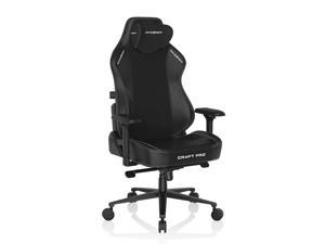 DXRacer Gaming Chair PC Chair PU Leather 275lb with Headrest Built-in Lumbar Support 4D Armrest, Craft Pro Series- Stealth- Black