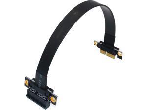 BQZYX Pci-e Extension Cable PCI-e riser Pci Express x1 Extension Cable with Gold-Plated Connector ,PCI-e PCI Express 36PIN 1X Expander Extension(180 Degree 20cm Extension Cord) BQZYX Pci-e Extension Cable PCI-e riser Pci Express x1 Extension Cable with Gold-Plated Connector ,PCI-e PCI Express 36PIN 1X Expander Extension(180 Degree 20cm Extension Cord)