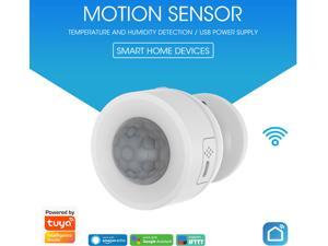 Tuya Smart Wireless WiFi Motion Sensor PIR Motion Detector With Temperature and Humidity Function USB Smart Home Sensor App Remote Control Smart Life Day and Night Monitoring Home Safety Tuya Smart Wireless WiFi Motion Sensor PIR Motion Detector With Temperature and Humidity Function USB Smart Home Sensor App Remote Control Smart Life Day and Night Monitoring Home Safety