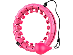TIK Tok Weighted Hoola Hoop for Adults and Kids Exercising, 2 in 1 Abdomen Fitness Weight Loss Massage Non-Fall Hoola Hoops, 24 Detachable Knots Adjustable Weight Auto-Spinning Ball TIK Tok Weighted Hoola Hoop for Adults and Kids Exercising, 2 in 1 Abdomen Fitness Weight Loss Massage Non-Fall Hoola Hoops, 24 Detachable Knots Adjustable Weight Auto-Spinning Ball