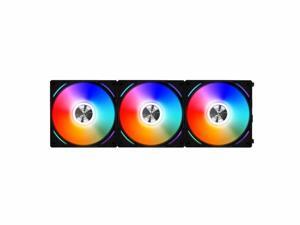 Lian Li UNI Fan AL AL120 RGB Daisy Chain ARGB 120mm UF-AL120-3B Black x3 Black 3 Pack Addressable RGB w/ Controller Lian Li UNI Fan AL AL120 RGB Daisy Chain ARGB 120mm UF-AL120-3B Black x3 Black 3 Pack Addressable RGB w/ Controller