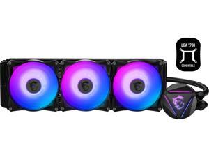 MSI MAG Core Liquid 360R V2 AIO Liquid CPU Cooler, 360mm Radiator, Triple PWM, ARGB Lighting Controlled by Software LGA 1700 Ready
