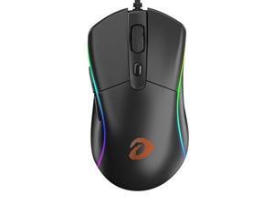 Dareu A960 Wired Gaming Mouse RGB Mouse Lightweight Design 65g Lightweight Mouse Black
