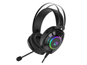 DAREU EH469 Wired Gaming Headset - Lightweight - Memory Foam Ear Pads - 50MM Drivers - with Microphone - Multi Platforms Black Headphone - Works with PC, PS4/3 & Xbox One/Series X, NS DAREU EH469 Wired Gaming Headset - Lightweight - Memory Foam Ear Pads - 50MM Drivers - with Microphone - Multi Platforms Black Headphone - Works with PC, PS4/3 & Xbox One/Series X, NS