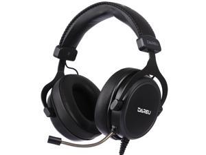 Dareu EH925 Wired Gaming Headset - 7.1 Surround Sound - Memory Foam Ear Pads - 53MM Drivers - Detachable Microphone - Multi Platforms Black Headphone - Works with PC, PS4/3 & Xbox One/Series X, NS Dareu EH925 Wired Gaming Headset - 7.1 Surround Sound - Memory Foam Ear Pads - 53MM Drivers - Detachable Microphone - Multi Platforms Black Headphone - Works with PC, PS4/3 & Xbox One/Series X, NS
