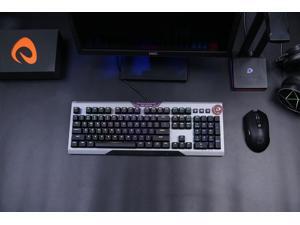 Dareu EK925 II Mechanical Gaming Keyboard RGB LED Rainbow Backlit Wired Keyboard with Yellow Switches for Windows Gaming PC (104 Keys, Black) Dareu EK925 II Mechanical Gaming Keyboard RGB LED Rainbow Backlit Wired Keyboard with Yellow Switches for Windows Gaming PC (104 Keys, Black)