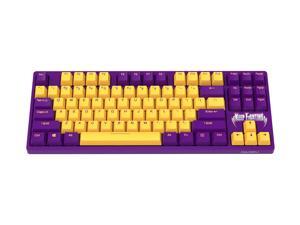 Dareu A87 violet switch Wired Mechanical Gaming Keyboard 87 Macro recording Keys N-Key RollOver Keypads with PBT Keycaps Dareu A87 violet switch Wired Mechanical Gaming Keyboard 87 Macro recording Keys N-Key RollOver Keypads with PBT Keycaps