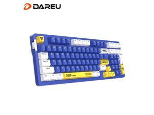 Dareu A98 Tri-mode Connection 100% Hotswap RGB LED Backlit PBT keycaps Gasket Structure Mechanical Keyboard With Sky V3 Switch Blue