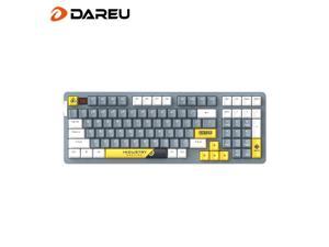 Dareu A98 Tri-mode Connection 100% Hotswap RGB LED Backlit PBT keycaps Gasket Structure Mechanical Keyboard With Sky V3 Switch Grey