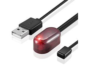 USB IR Repeater Infrared Extender Repeater Hidden IR Repeater System with 1 Emitters 1 Receiver USB IR Repeater Infrared Extender Repeater Hidden IR Repeater System with 1 Emitters 1 Receiver