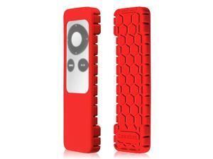 Protective Case for Apple TV 2 3 Remote Controller CaseBot Honey Comb Series Light Weight Anti Slip Shock Proof Silicone Sleeve Cover Red Protective Case for Apple TV 2 3 Remote Controller CaseBot Honey Comb Series Light Weight Anti Slip Shock Proof Silicone Sleeve Cover Red