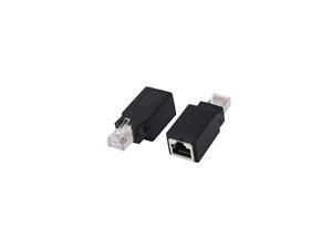 RJ45 Ethernet LAN Male to Female Cat5 / Cat5e / Cat6 Crossover Adapter(2-Pack),Black (Straight) RJ45 Ethernet LAN Male to Female Cat5 / Cat5e / Cat6 Crossover Adapter(2-Pack),Black (Straight)