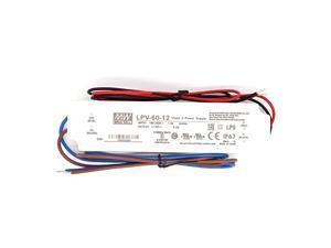LPV-60-12 60Watts 12VDC 5Amp C.V LED Driver Single Output Waterproof IP67 LED Power Supply Suitable for LED Strips Light LPV-60-12 60Watts 12VDC 5Amp C.V LED Driver Single Output Waterproof IP67 LED Power Supply Suitable for LED Strips Light