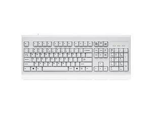 PERIBOARD106 US W Performance wired keyboard 20 Million Key Press Life Full Size 179x66x17 White