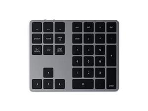 Bluetooth Extended Numeric Keypad Slim Rechargeable 34Key Numberpad Compatible with 2020 MacBook Air 2020 iPad Pro 20202019 MacBook Pro iMaciMac Pro Space Gray Bluetooth Extended Numeric Keypad Slim Rechargeable 34Key Numberpad Compatible with 2020 MacBook Air 2020 iPad Pro 20202019 MacBook Pro iMaciMac Pro Space Gray