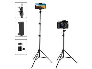 Tripod Tall, Extend to 82 Inch Tripod with Cell Holder, Tall Tripod for Cell s, Lightweight DSLRs, Digital Cameras and Action Cameras for Taking Photos and YouTube Videos (82") Tripod Tall, Extend to 82 Inch Tripod with Cell Holder, Tall Tripod for Cell s, Lightweight DSLRs, Digital Cameras and Action Cameras for Taking Photos and YouTube Videos (82")