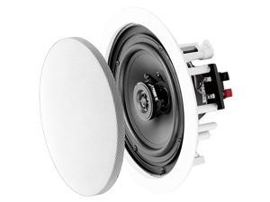 65 inCeiling Speaker Pair 125W Stereo Speakers Pivoting Tweeter ICE610