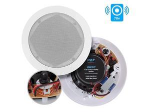 Ceiling and Wall Mount Speaker 65 2Way 70V Audio Stereo Sound Subwoofer Sound with Dome Tweeter 500 Watts inWall inCeiling Flush Design for Home Surround System PDIC63T White Ceiling and Wall Mount Speaker 65 2Way 70V Audio Stereo Sound Subwoofer Sound with Dome Tweeter 500 Watts inWall inCeiling Flush Design for Home Surround System PDIC63T White