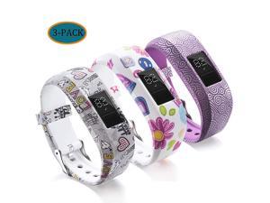 Size Wrist Bracelet Replacement for Garmin Vivofit JR Purple Galaxy S 