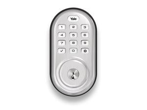 Assure Lock Keypad Door Lock in Satin Nickel