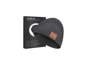 QUUREN Wireless Hat Bluetooth 5.0 Hat Winter Hat Music Hat Music Cap Bluetooth Beanie Hat Knitted Beanie Earphone Speakers 