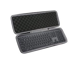 Hard Case Replacement for Logitech MX Keys Advanced Wireless Illuminated Keyboard (Case for MX Keys Keyboard, Black Case)