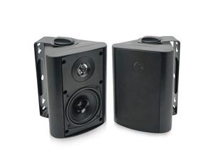 4 Inch Outdoor Indoor Patio Bluetooth Wall Mount Speakers Waterproof (Black) 4 Inch Outdoor Indoor Patio Bluetooth Wall Mount Speakers Waterproof (Black)