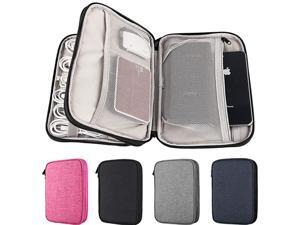Double Layers Electronics Gadget Organizer by Travel Cord Storage Bag for USB Cable Charging Cord SD Card HDD USB Flash Drive Power BankBlack Double Layers Electronics Gadget Organizer by Travel Cord Storage Bag for USB Cable Charging Cord SD Card HDD USB Flash Drive Power BankBlack