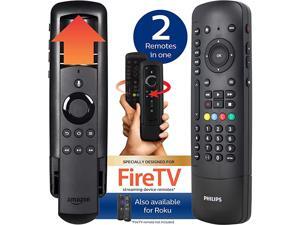 Universal Companion Remote Control For Samsung Vizio Lg Sony Roku Apple Tv Rca Panasonic Smart Tvs Streaming Players Bluray Dvd 4 Device Flip Slide Roku Black Srp24r27 Newegg Com