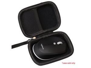 Hard Storage Travel Case for Logitech M535 / M335 Compact Bluetooth Wireless Optical Mouse (Black)
