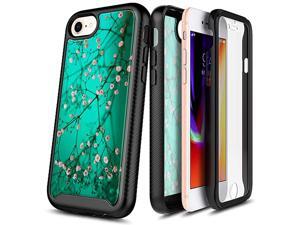 Case for iPhone SE 2020 2nd Gen iPhone 8 iPhone 766S FullBody Protective Rugged Matte Bumper with Builtin Screen Protector Shockproof Impact Resist Durable Case Plum Blossom Case for iPhone SE 2020 2nd Gen iPhone 8 iPhone 766S FullBody Protective Rugged Matte Bumper with Builtin Screen Protector Shockproof Impact Resist Durable Case Plum Blossom