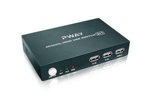 HDMI KVM Switch 2 Port Ultra HD 4K60Hz USB 20 Hub Hotkey Switch and Wireless Keyboard and Mouse Supported New Model High Specification HDMI KVM Switch 2 Port Ultra HD 4K60Hz USB 20 Hub Hotkey Switch and Wireless Keyboard and Mouse Supported New Model High Specification