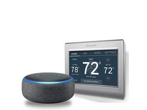 Echo Dot (3rd Gen) - Charcoal Fabric Bundle with RTH9585WF1004/W Wi-Fi Smart Color Programmable Thermostat Echo Dot (3rd Gen) - Charcoal Fabric Bundle with RTH9585WF1004/W Wi-Fi Smart Color Programmable Thermostat