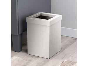 1914 Modern Square Waste Basket Satin Nickel 1914 Modern Square Waste Basket Satin Nickel