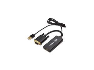 VGA to HDMI Adapter for Monitor and TV VGA to HDMI Converter with Audio Support