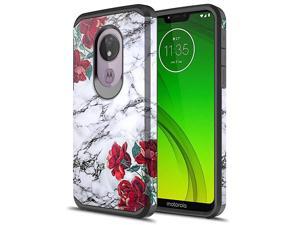Moto G7 Power Case Moto G7 Supra Case Hybird Drop Protection Sleek Slim Dual Layer Shockproof Colorful Graphic Armor Case for LG Moto G7 PowerSupra Rose White Marble Moto G7 Power Case Moto G7 Supra Case Hybird Drop Protection Sleek Slim Dual Layer Shockproof Colorful Graphic Armor Case for LG Moto G7 PowerSupra Rose White Marble