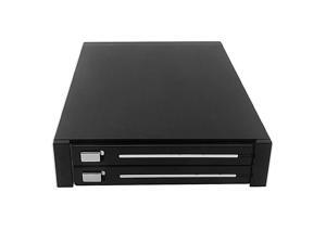 MRA275 PRO 25 inch 2 Bay Mobile Rack Trayless SATASAS 6G SSDHDD Enclosure for 35quot Bay Aluminum case MRA275 PRO 25 inch 2 Bay Mobile Rack Trayless SATASAS 6G SSDHDD Enclosure for 35quot Bay Aluminum case