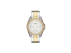 Womens Riley Quartz Stainless Multifunction Watch Color 2T SilverGold Model ES3204