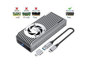 M2 NVMe PCIe SSD Enclosure Builtin Cooling Fan and Write Protection Switch C2598NVMe M2 NVMe PCIe SSD Enclosure Builtin Cooling Fan and Write Protection Switch C2598NVMe